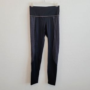 FabCrate Black & Gray Workout Leggings Women's Size Small